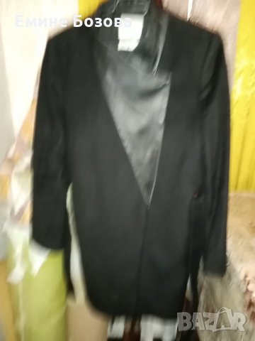 Черно палто MANGO SUIT  , снимка 3 - Палта, манта - 34528737