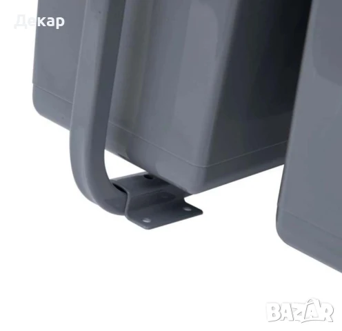 Кош за вграждане с 3 отделения за сортиране на кухненски отпадъци 40 л, снимка 6 - Аксесоари за кухня - 50980835