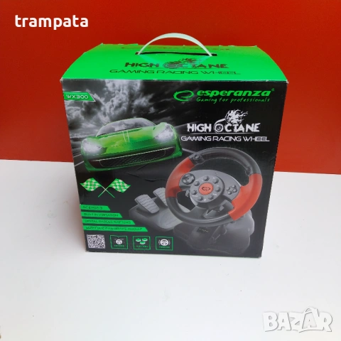 НАЙ ДОБРАТА ОФЕРТА Волан с педали Esperanza WX300 High Octane Gaming Racing
