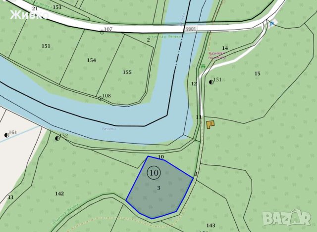 Уникален имот на брега на р.Велека, с.Синеморец, снимка 5 - Парцели - 41970567