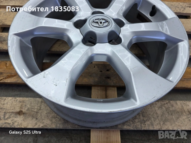 1бр лята джанта 17ка 5х114.3 Toyota, снимка 2 - Гуми и джанти - 51358849