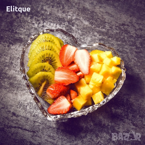 Чинийка под формата на сърце с розички , снимка 7 - Форми - 52902703