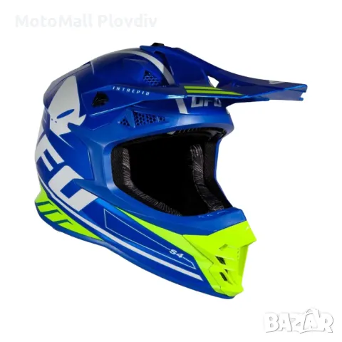 Каска Intrepid син/жълт, снимка 2 - Аксесоари и консумативи - 48786577