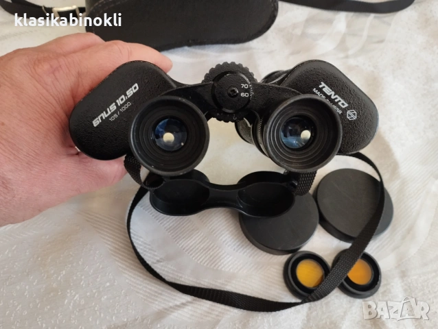 ТОП Съветски Бинокъл БПЦ 10 х 50 --TENTO--MADE IN СССР, снимка 2 - Екипировка - 53846084