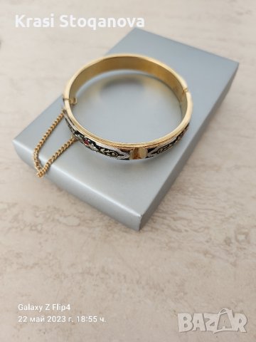 Дамска Гривна в Златист Цвят с Дизайн , снимка 6 - Гривни - 38976194