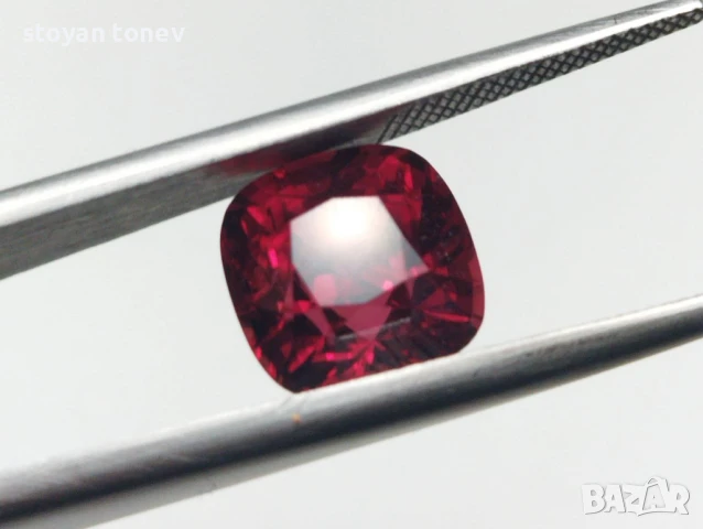 Първокласен чеврен шпинел от Мианмар 2.96кт! Сертифициран!, снимка 13 - Пръстени - 44639847