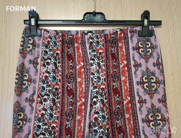 СТРАХОТЕН панталон чарлстон с пейсли принт, снимка 5 - Панталони - 47872126