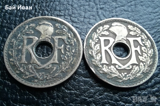 Стара монета 10 сантима 1931 г. и 1932 г. Франция - топ !, снимка 8 - Нумизматика и бонистика - 42210955