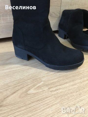 Удобни дамски ботуши тип чизми, снимка 9 - Дамски ботуши - 38826074