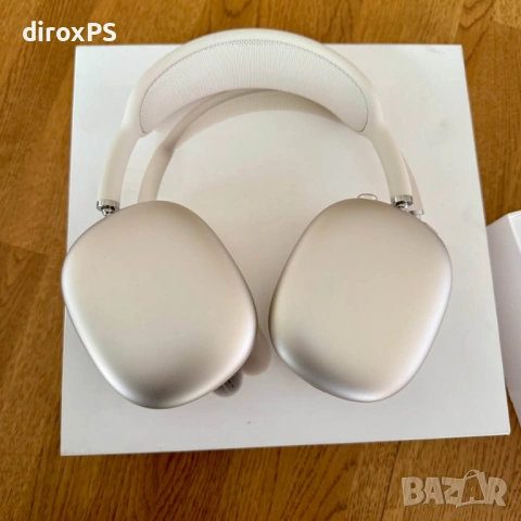 Apple Airpods Max Starligt | Гаранция!, снимка 3 - Bluetooth слушалки - 53155252