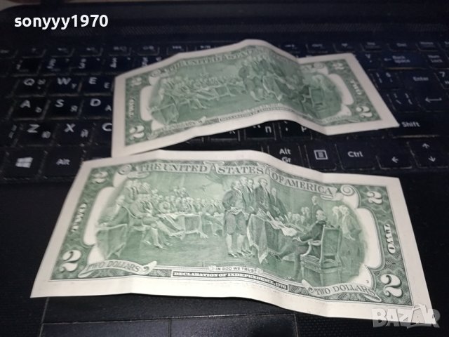 ДВЕ БАНКНОТИ ОТ 2 ДОЛАРА ЗА КОЛЕКЦИЯ 1808231853, снимка 14 - Колекции - 41897203