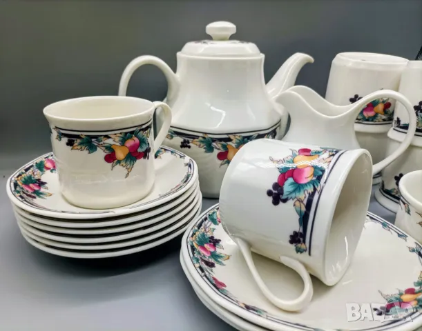 Сервиз за чай и кафе Английски порцелан Royal Doulton, Autumn glory.