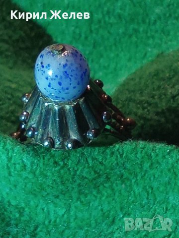 ВЪЗРОЖДЕНСКИ СРЕБЪРЕН СКЪПОЦЕНЕН ОСМАНСКИ ПРЪСТЕН - САЧАН РЪЧНА СТАРИННА МАЙСТОРСКА ИЗРАБОТКА 61021, снимка 3 - Антикварни и старинни предмети - 36378282