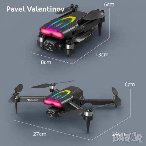 WIFI FPV професионален мини RC сгъваем дрон със 1080px камера, снимка 10 - Дронове и аксесоари - 47709777