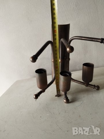 месингов аплик за стена, снимка 2 - Лампи за стена - 42166435