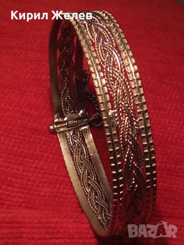 СРЕБРИСТА ФИЛИГРАННА ГРИВНА КРАСИВА ИЗРАБОТКА НАКИТ за НОСИЯ 9372, снимка 3 - Гривни - 30331160