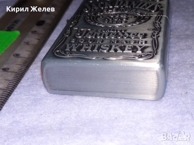 JACK DANIELS МАРКОВА КРАСИВА БЕНЗИНОВА ЗАПАЛКА ДЖАК ДАНИЕЛС 38617, снимка 4 - Запалки - 41647917