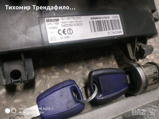 55190090 IAW 4AF.SP HW407 , IAW4AF.SP , 61601.124.00 S118578020C , 51750049 FIAT PANDA компютър боди, снимка 3 - Части - 39552778