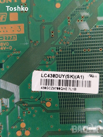 TCON BOARD 6870C-0718A TV SONY KDL-43WE750, снимка 4 - Части и Платки - 44571956