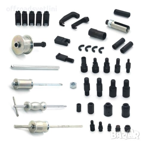 Немски куфар с инструменти за вадене на дюзи - 40 части в куфар, снимка 3 - Куфари с инструменти - 41988288