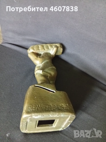 Скулптура касичка бронз 21/9 см, снимка 6 - Други - 52028419