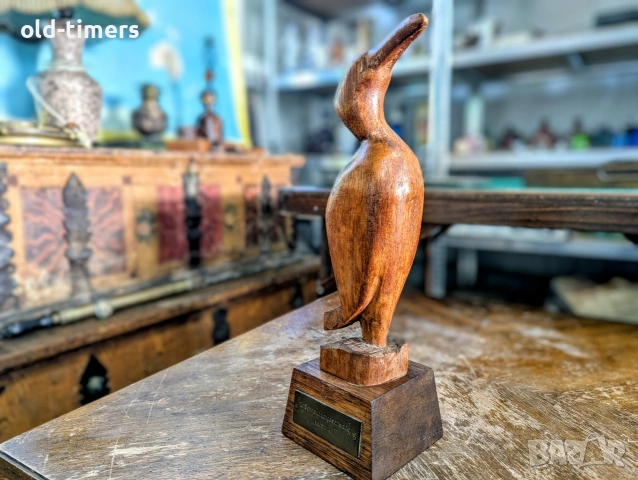 Дървена статуетка , снимка 2 - Антикварни и старинни предмети - 53156279