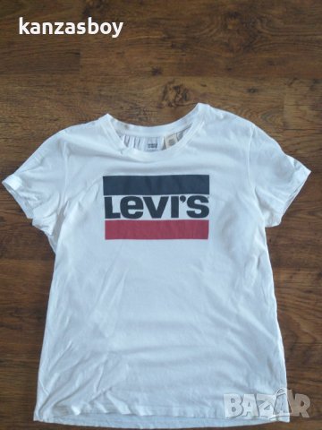 Levi's The Perfect Logo T-Shirt - страхотна дамска тениска , снимка 5 - Тениски - 41621876