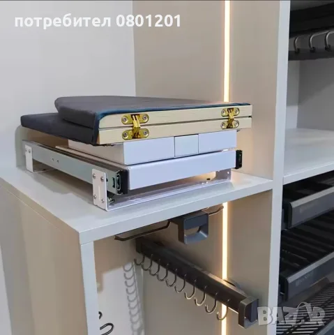 Сгъваема дъска за гладене, снимка 3 - Други стоки за дома - 56231897