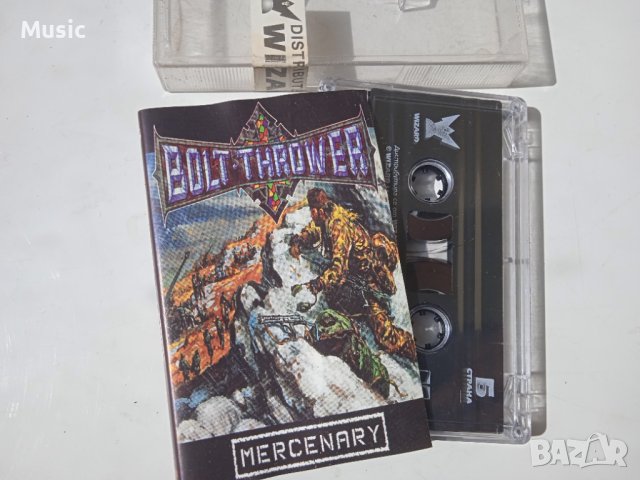 ✅Bolt Thrower ‎– Mercenary - оригинална касета Wizard