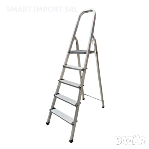 Алуминиева сгъваема KMH0105 стълба, 5 стъпала