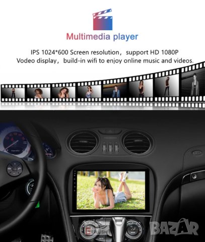 Мултимедия, Двоен дин, за Mercedes SL R230, с Android, Навигация, SL350, SL500, SL55, SL600, SL65, снимка 11 - Аксесоари и консумативи - 41046930
