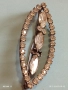СТАРА БРОШКА УКРАСЕНА с КРИСТАЛИ ЦИРКОН СТИЛ ПОДНЕСЕН АРИСТОКРАТИЧНО 52265, снимка 8