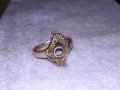 СТАР СРЕБЪРЕН ПРЪСТЕН СРЕБРО 925 с ПРАЗНО ГНЕЗДО За ВГРАЖДАНЕ на СКЪПОЦЕНЕН КАМЪК 34415, снимка 5
