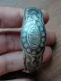 Стара сребърна гривна ниело, снимка 4