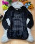Черен пуловер с пайети, снимка 1 - Блузи с дълъг ръкав и пуловери - 42258814