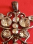 SWAROVSKI сребриста висулка с декоративни кристали 52209, снимка 3