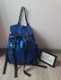 НОВА колекция спортна чанта в цвят СИН ХАМЕЛЕОН на Q DESIGN LAB. Тип- мешка, снимка 1 - Раници - 41267852