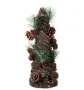 Коледна декоративна светеща елха, Кафяв, 13x35см, снимка 2