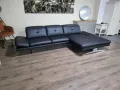 ПРОМОЦИЯ!!! Черен кожен ъглов диван "DANA", снимка 3
