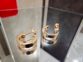 CARTIER Love Rose Gold Hoop Дамски Обеци, снимка 2