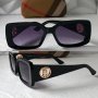 Burberry дамски слънчеви очила правоъгълни 3 цвята черни кафяви, снимка 1
