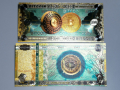 Сувенирни/колекционерски банкноти 1 и 100 Bitcoin, Ethereum, Shiba INU, снимка 1 - Колекции - 32466880