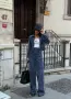 Adidas x Gucci Дамски Син Дънков Комплект От Яке И Панталон С Орнаменти Код SK2158, снимка 3