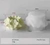 3d вишнев цвят цветя цветчета силиконов молд форма за свещ свещник смола гипс декор, снимка 3