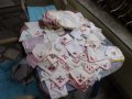 стари сватбени кърпички и 140 копринени за бродерия, снимка 1 - Колекции - 39427875