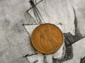 Монета - Великобритания - 1 пени | 1963г., снимка 1