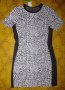 Модна рокля в черно и бяло, снимка 1 - Рокли - 41510231
