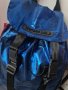 НОВА колекция спортна чанта в цвят СИН ХАМЕЛЕОН на Q DESIGN LAB. Тип- мешка, снимка 3