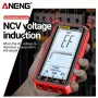 Автоматичен цифров мултицет ANENG 620A, DC/AC, напрежение, капацитет, съпротивление, NCV, 4,77", снимка 10