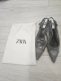 Дамски елегантни обувки с нисък ток Zara, снимка 4